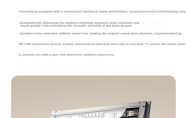IKF Loulan [Single Ear Only 4.1g] Wireless Bluetooth In-Ear Earphones Active Noise Cancelling LDAC High-Definition Decoding Bluetooth 6.0 Long Battery Life Gaming Music Sports Earbuds Beige Pink 16