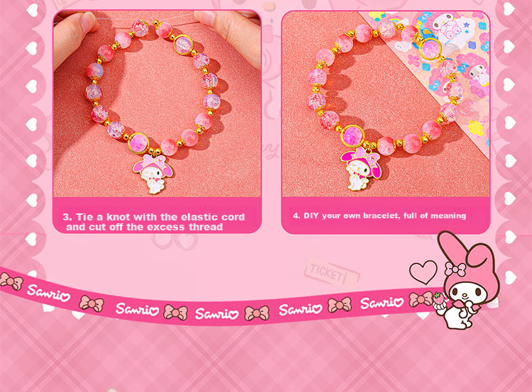 Luo Li Girl Birthday Gift Bead Set Handmade DIY 8-Year-Old Girls Toy Melody Children's Day Jewelry 8