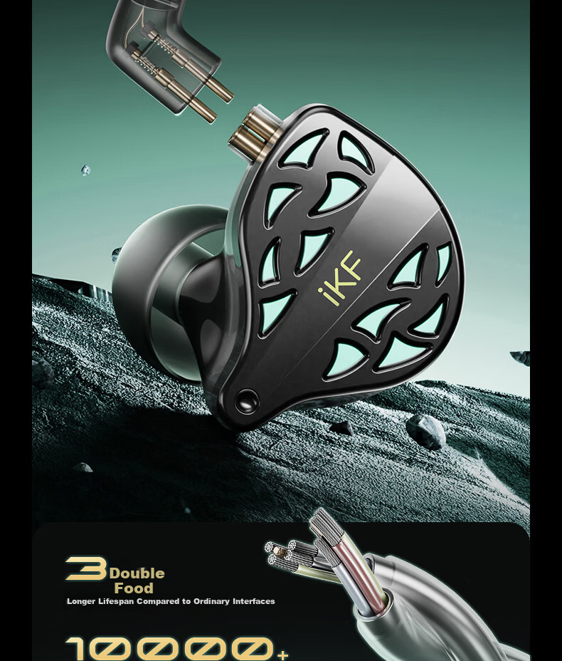 IKF Night Festival Wired In-Ear Gaming Headset FPS Dedicated Extended Gaming Earphones Type-C Fearless Contract Delta PC PUBG Mobile 14