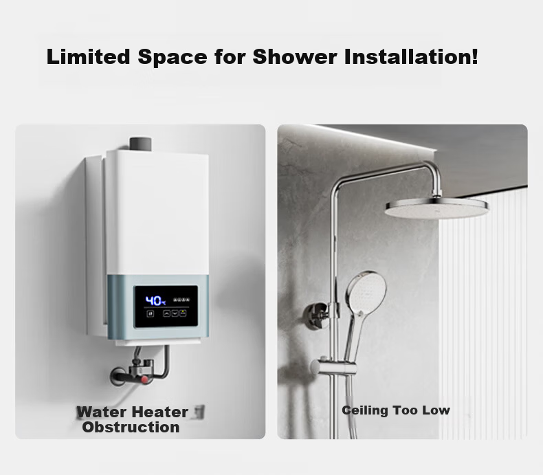 JOMOO Bright Silver Integrated Lifting Silicone Descaling Three-Function Split Shower Set Spray Gun Model 35324-592/1B-1 9