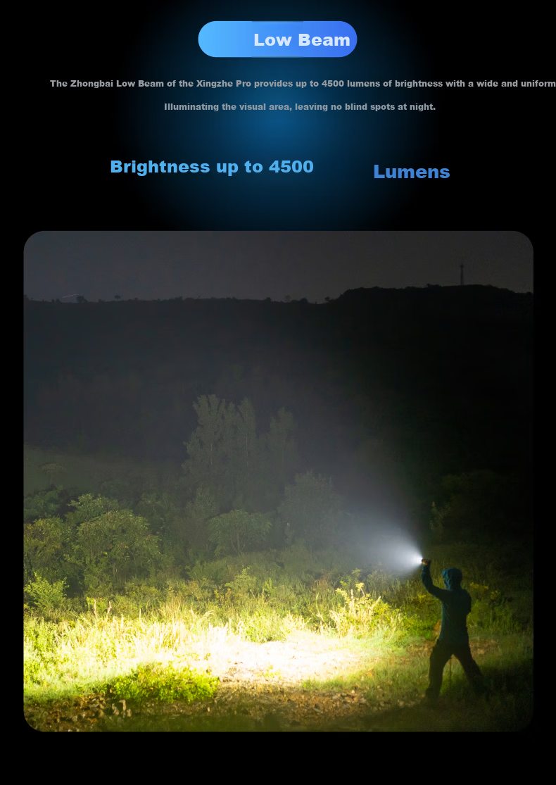 OLIGHT Warrior Pro High-Power Flashlight All-Purpose Outdoor Lighting Emergency Camping Lantern Ultra-Long Battery Life Flashlight 7