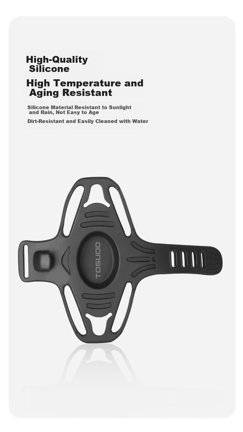 Captain Tas Silicone Phone Holder Cycling Navigation Mount Road Bike Mountain Bike Handlebar Integrated Bracket Strap Gear 9