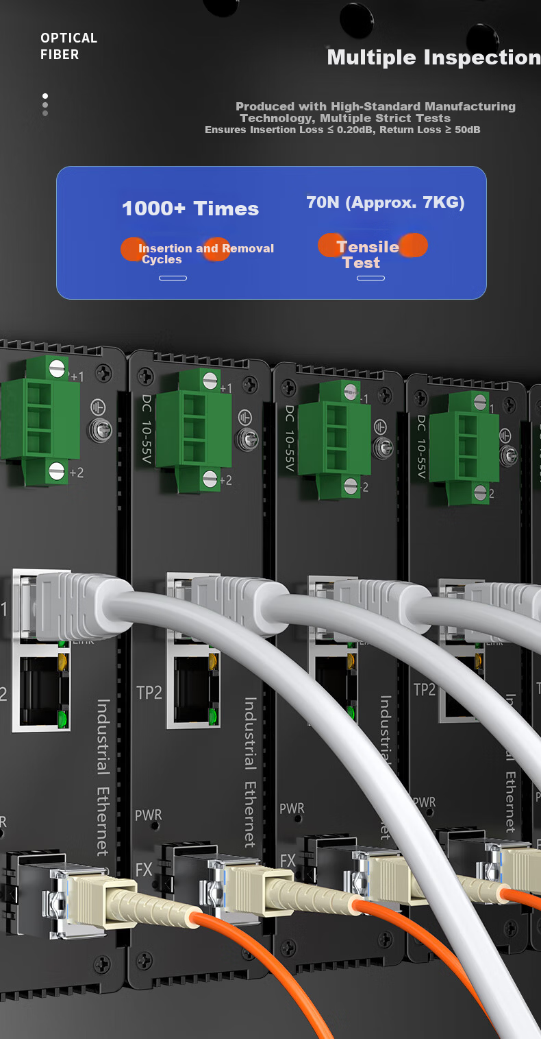HUALIXIN Telecom Grade Fiber Optic Patch Cord FC-FC Multimode Duplex 3m OM1 Gigabit 62.5/125 Cable Fusion Splice Pigtail Dual Core Patch Cord HLX-M1-FF203 4