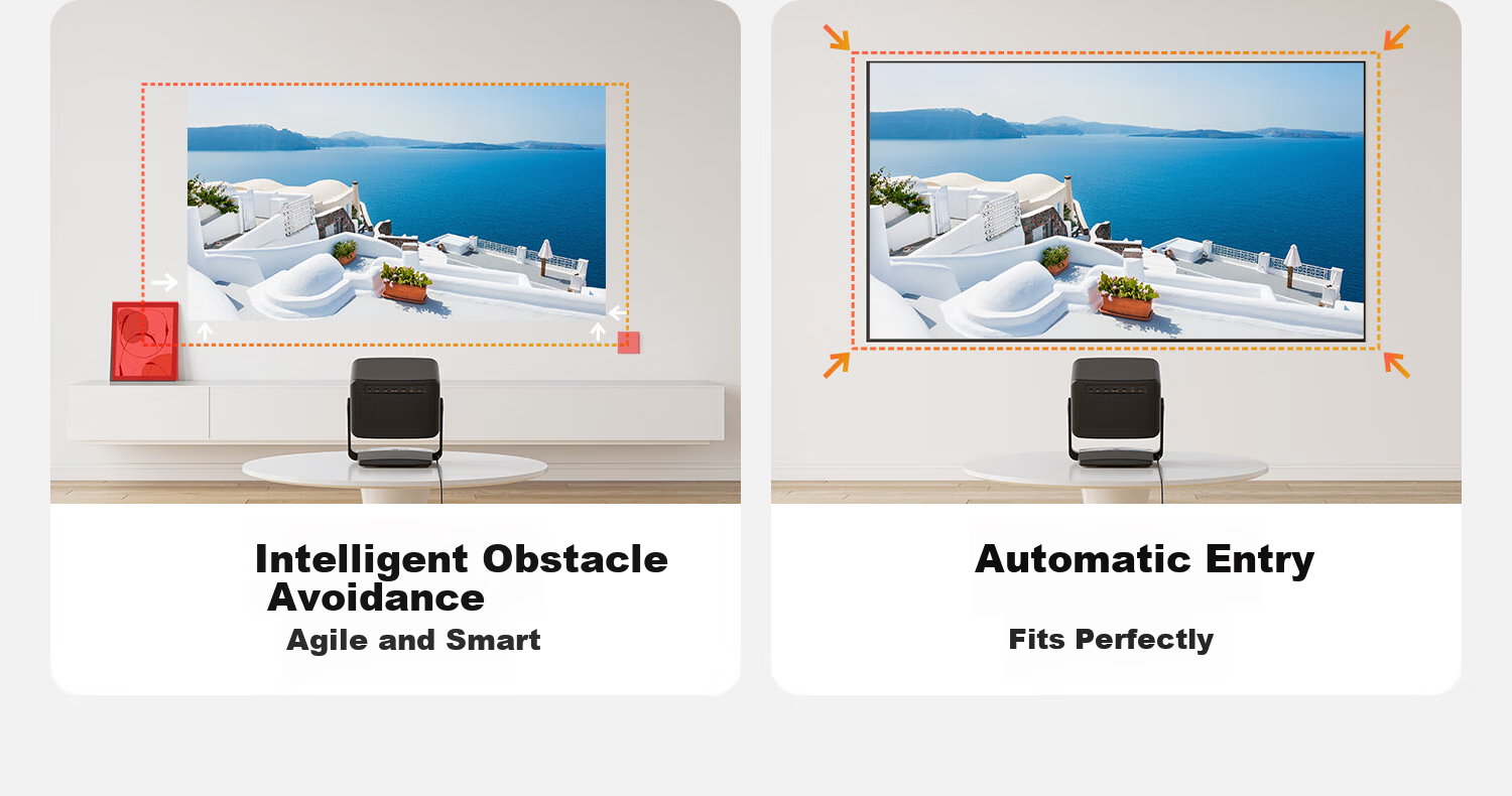 Dangbei X7 Max 4K Ultra HD Tri-Color Laser Projector Home Zoom Shift Lens Family Theater Bedroom National Subsidy 20% (3400 ISO Brightness Dolby Vision) 30