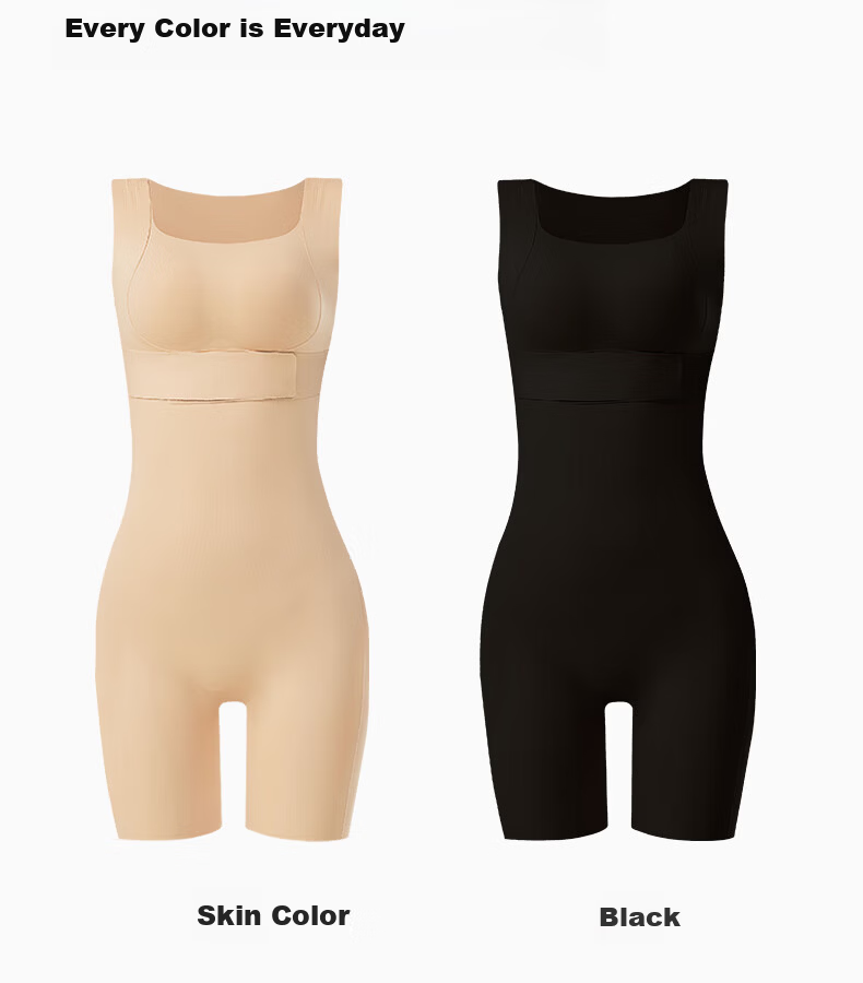 GRACEWELL Women's One-Piece Shapewear Body Shaper Tummy Control Butt Lifting Back Closure Wireless Seamless Slimming Bodysuit Nude M 24