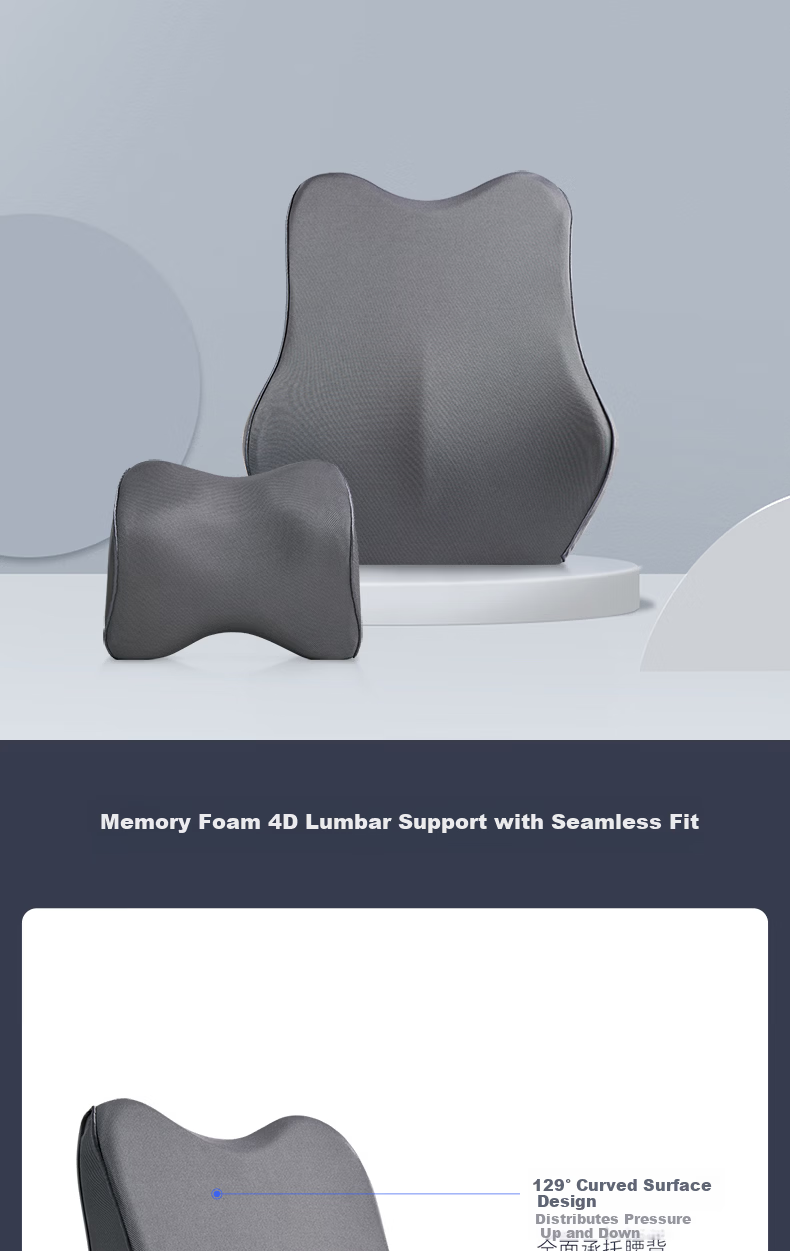 8H Car Headrest Pillow Neck Support Cushion Car Seat Backrest Compatible with Tesla and More JD Self-operated Yu7 Universal 4