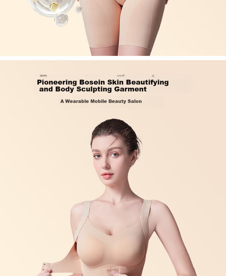 Tingmei Black Bandage Shaping Bodysuit Strong Abdomen Control Hip Lift One-Piece Waist Slimming Body Shaper Skin Care 2