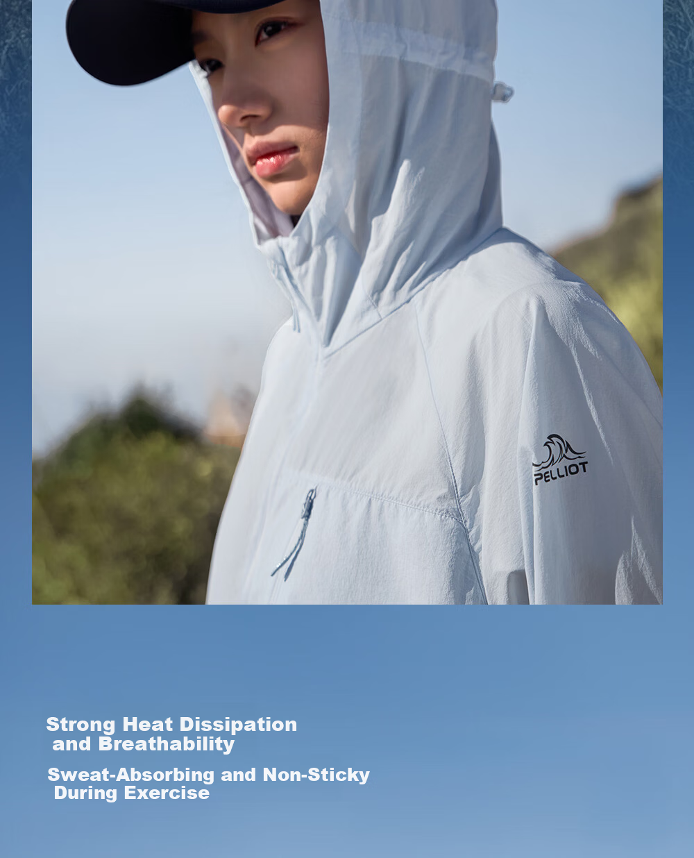 Pelliot Breeze PRO Outdoor Sun Protection Jacket Lightweight Breathable Cooling Summer Coat for Couples 126212048 5