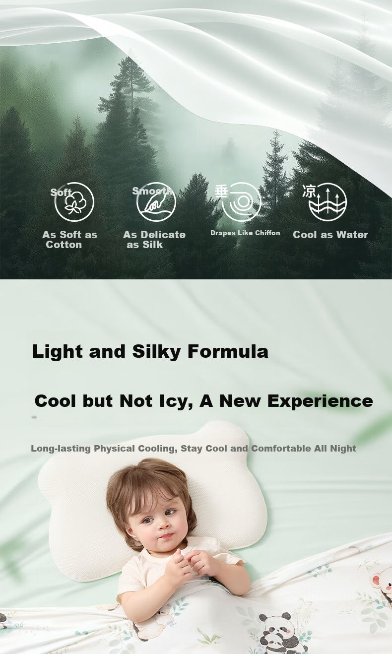 Kidsneed Baby Blanket Children's Summer Cooling Quilt Spring and Summer Thin Modal Ice Silk Baby Blanket Kindergarten Air Conditioning Quilt 3