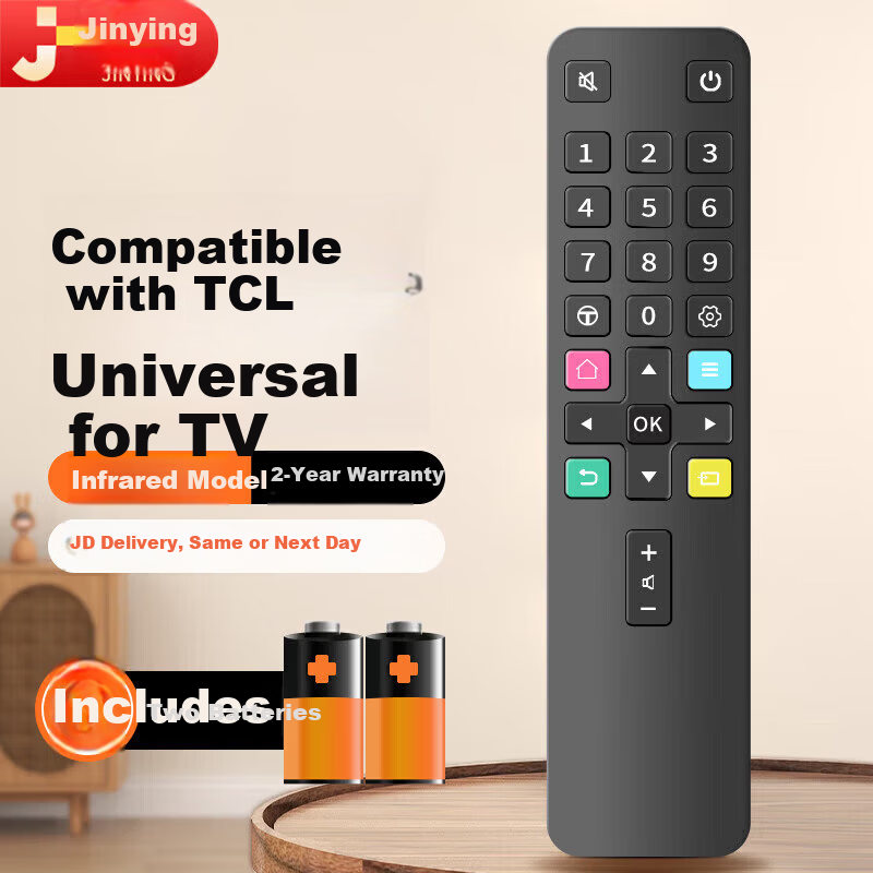Jinying Compatible TCL TV Remote Control for ARC801L RC801LDCI1 49L2 55L2 65P3 32P6 50L2