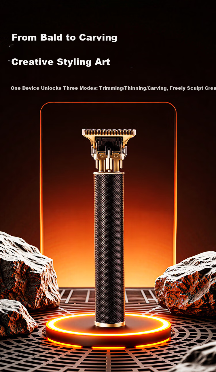 RTICS Hair Clipper, Shaving Machine, Hair Carving Tool, Adult And Child Electric Trimmer, Bald Head Gadget, Electric Hair Cutting Push Trimmer 1