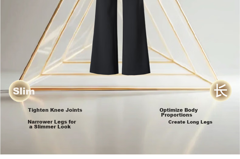 ESE-Y Women's Long Leg Flared Pants 2026 Spring New High Waist Stretch Suit Commuter Slim Tapered Pants Black 28 4