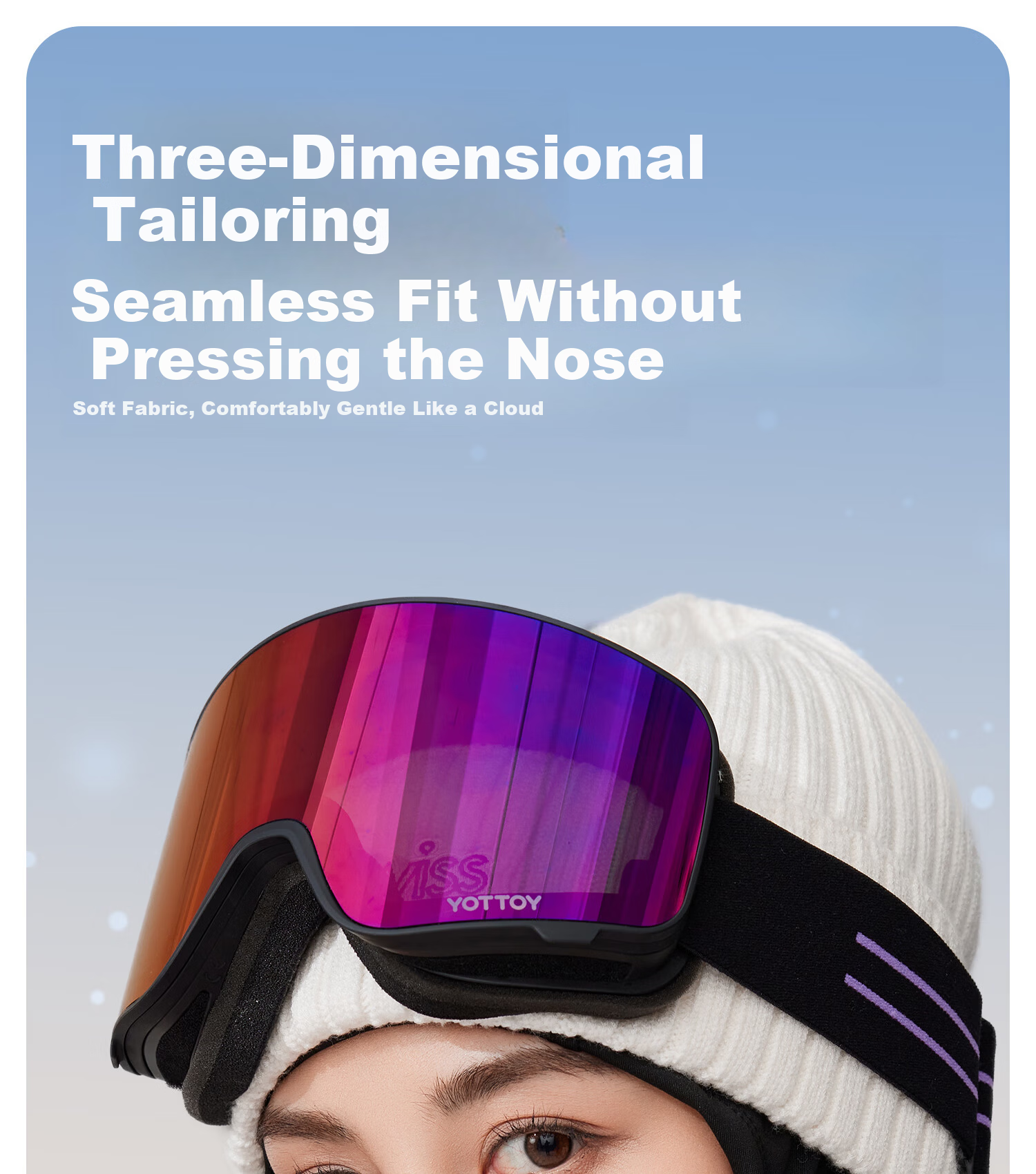 Yottoy Ski Mask Face Cover Unisex Outdoor Mountaineering Cycling Autumn Winter Windproof Warm Ski Gear Non-Slip Headband Style 15