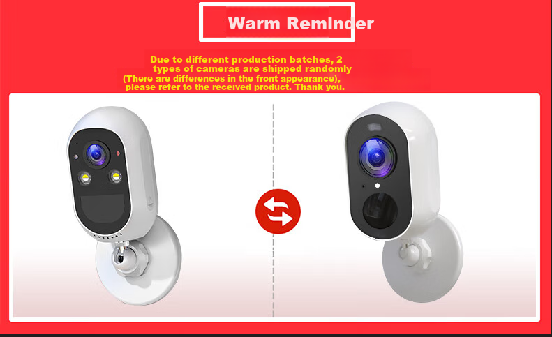 Leiweishi Wireless Battery-Powered Home Door Camera with WiFi, Remote Mobile Monitoring, 360° Panoramic View, Night Vision, No Power Plug Needed, Indoor and Outdoor Use 14