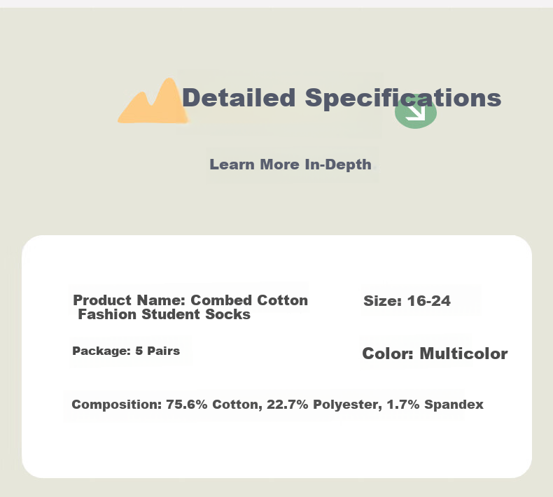 LangSha Kids Socks Boys Cotton Mid-Calf Socks Comfortable Breathable Casual Sports Socks for Boys Spring Autumn Winter 10