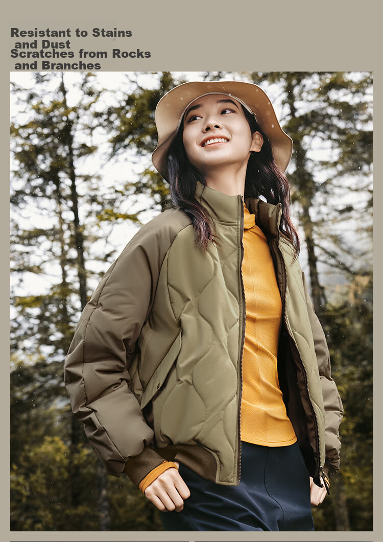 Beneunder Women's Fleece Jacket Warm Mid-Weight Machine Washable Outdoor Cotton Coat CL004 Down-Like 43