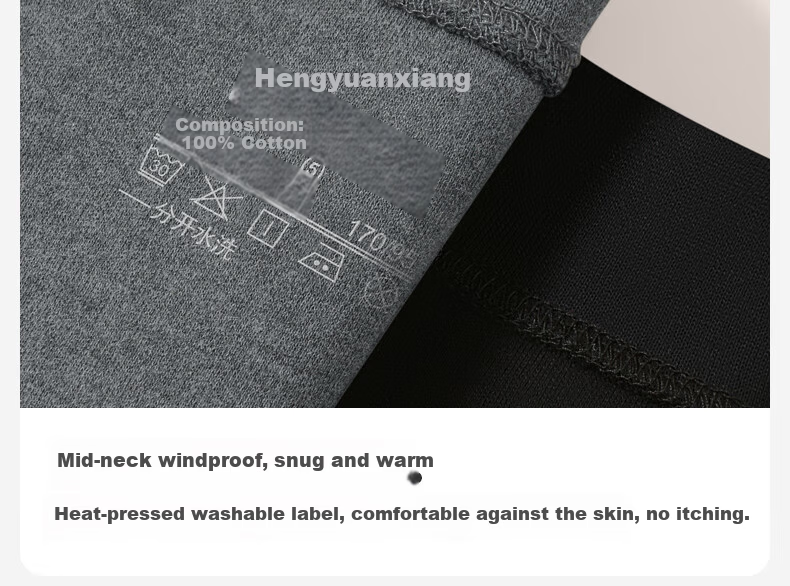 Hengyuanxiang [10A Pure Cotton Antibacterial] Autumn And Winter Thermal Underwear Men's Autumn Shirt And Pants Set Pure Cotton Thermal Underwear Cotton Sweater 15