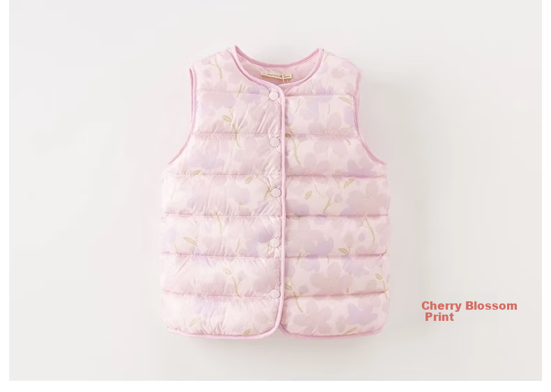 DAVE & BELLA Baby Down Vest Winter Thickened Down Innerwear for Boys and Girls Children 10