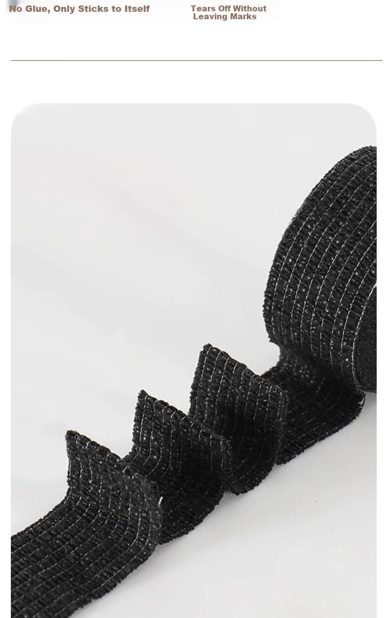 Bingyou Chair Leg Pad Protective Tape 10 Rolls Black Anti-Slip Table and Stool Leg Covers Protective Foot Sleeves Prevent Movement 8
