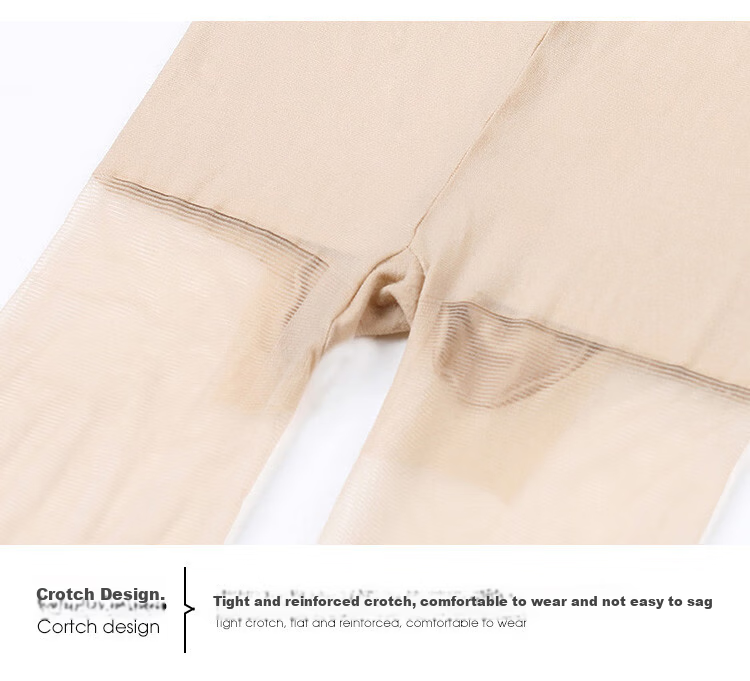 LangSha Silk Stockings for Women, Summer Ultra-Thin, Bare Leg Effect, Snag-Resistant, Sexy Thigh-High Flesh-Colored Pantyhose 15