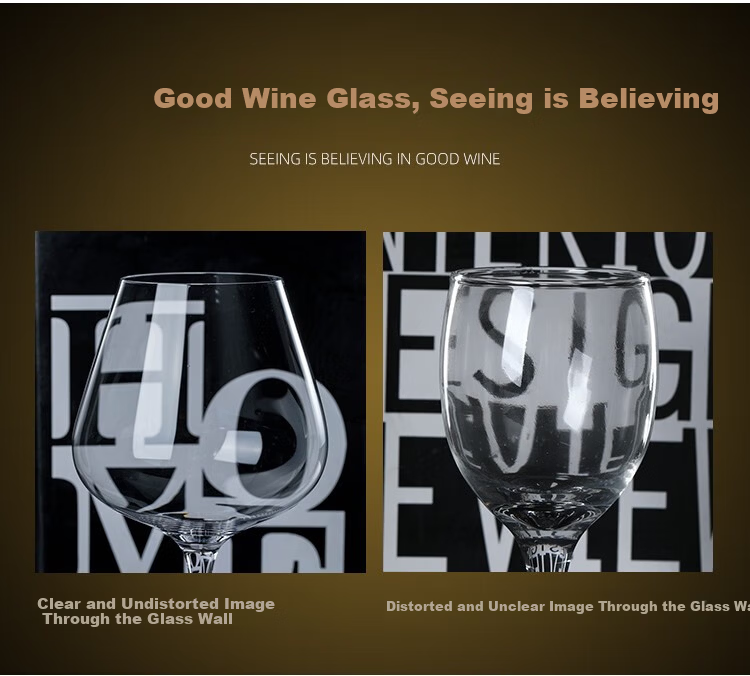 MUMU Crystal Burgundy Wine Glass Set High-End Home Use Stemware Decanter Wine Accessories Wedding Gift 6