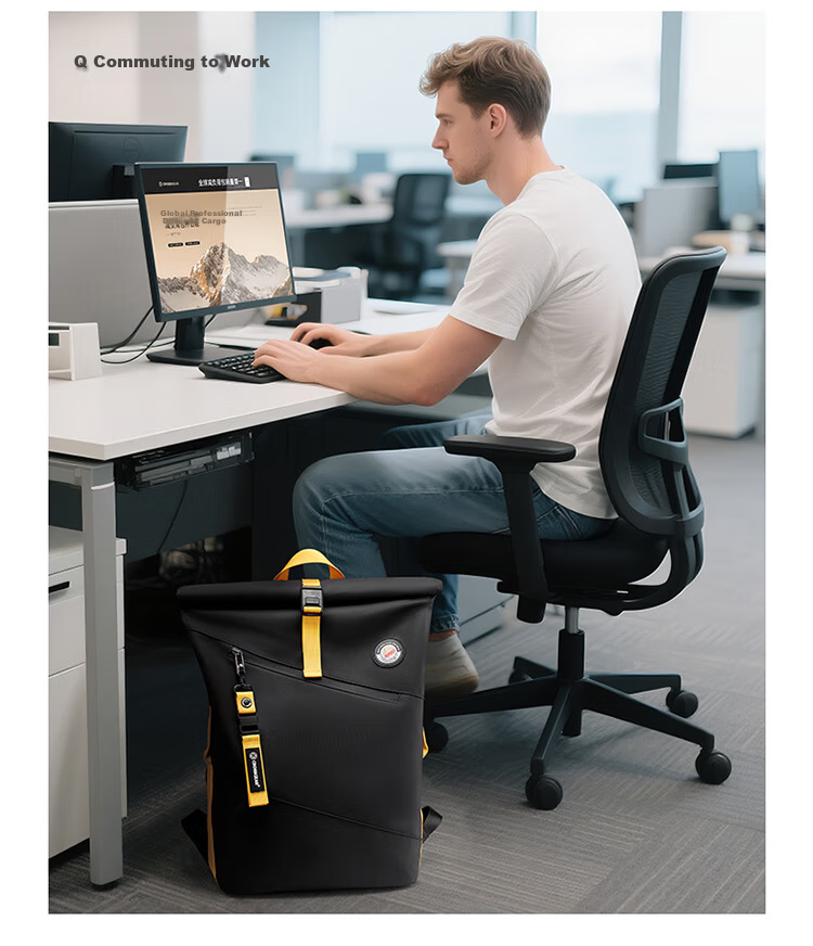 CROSSGEAR Cross Medal Weight Loss Master Business Backpack for Men 16-inch Laptop Bag Large Capacity Student School Travel Bag 24