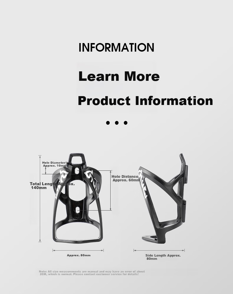Nanjiren Universal Bicycle Water Bottle Cage Mountain Bike Bottle Holder Road Bike Water Bottle Cage 7