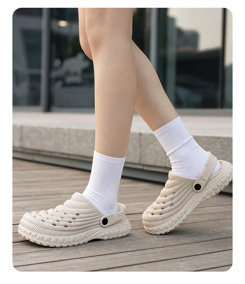 Limi Unisex Slip-On Outdoor Non-Slip Sandals Beach Shoes Black Size 40-41 14