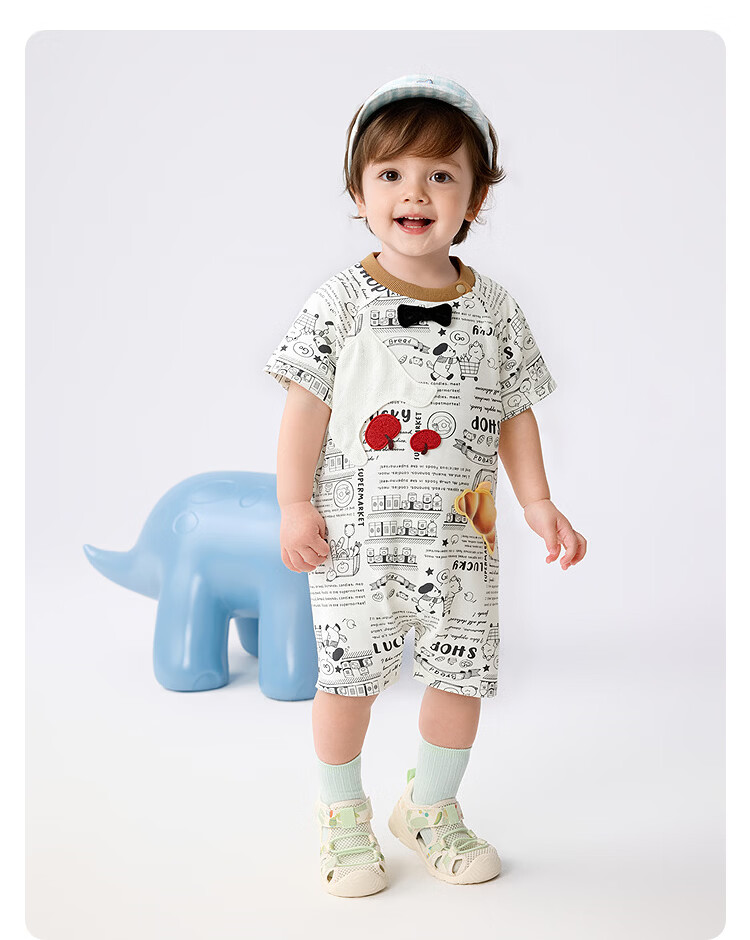 Balabala Baby Romper Infant Jumpsuit 2026 100% Cotton Cute Fashionable Adorable [Mall Same Style] 22