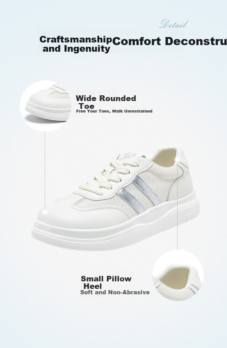BASTO 26 Summer Mesh Breathable Comfortable Lightweight Sneakers Women's Casual Shoes D5056BM6 Beige/Purple Size 35 8