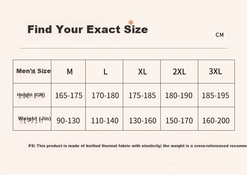 LangSha Men's Wool Thermal Pants Thickened Autumn Winter Fleece Lined Heat Retaining Long Johns Thermal Underwear 6