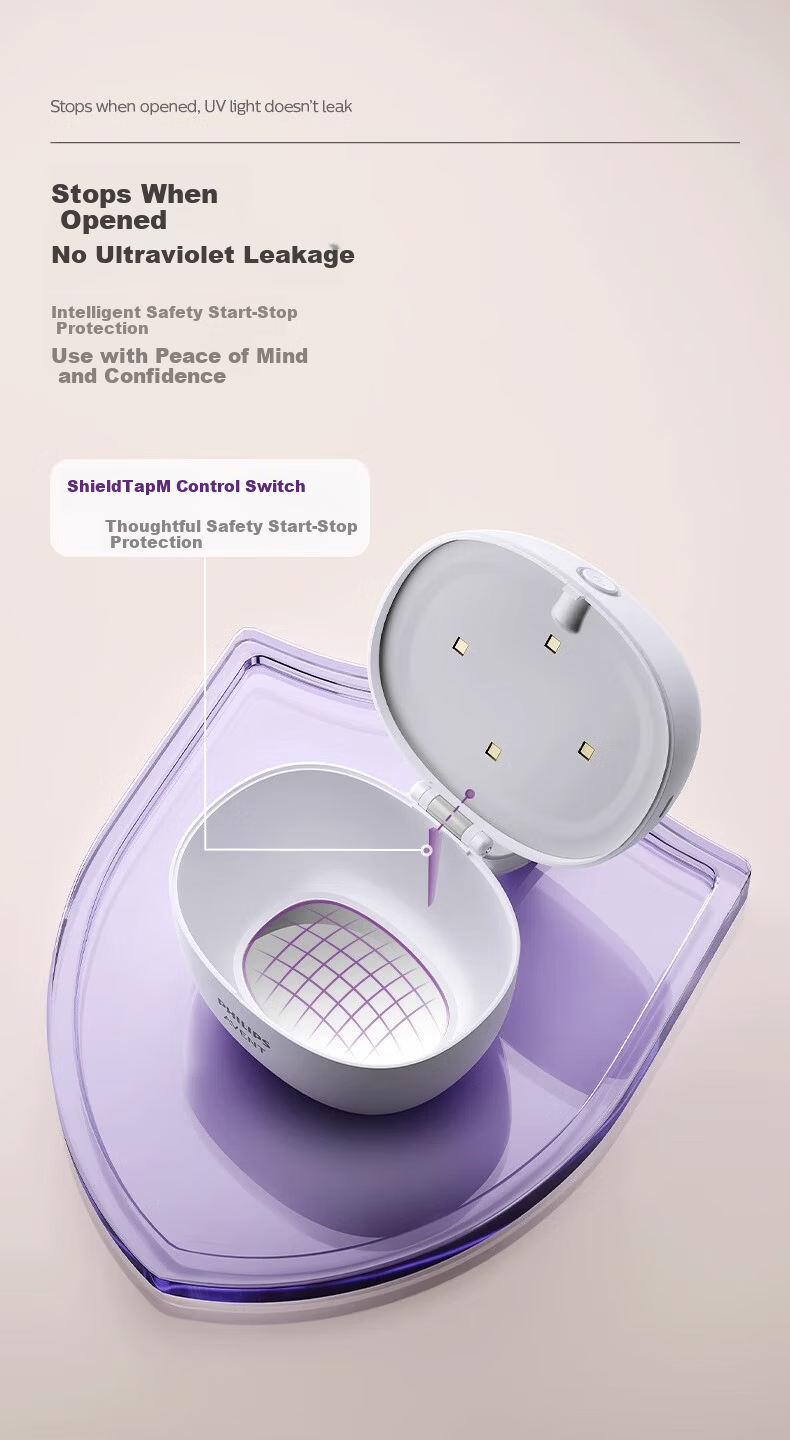 Philips Avent Pacifier UV Sterilizer Box Baby Portable Bottle Disinfectant Home Travel 9