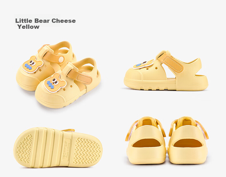Balabala Kids Summer Sandals Boys Girls Hole Shoes Toddler Sports Outdoor Beach Sandals Baby Kindergarten Hole Shoes 7