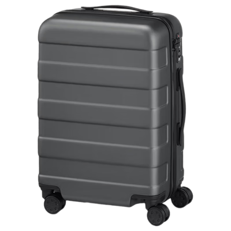 MUJI Adjustable Hard Shell Trolley Suitcase Luggage Gray 21 Inch