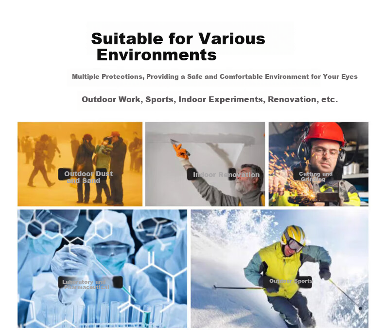 WOLSGIN Anti-Fog Chemical Experiment Full Seal Safety Goggles Cutting Splash-Proof Cycling Dustproof Windproof Protective Eyewear Orange 17