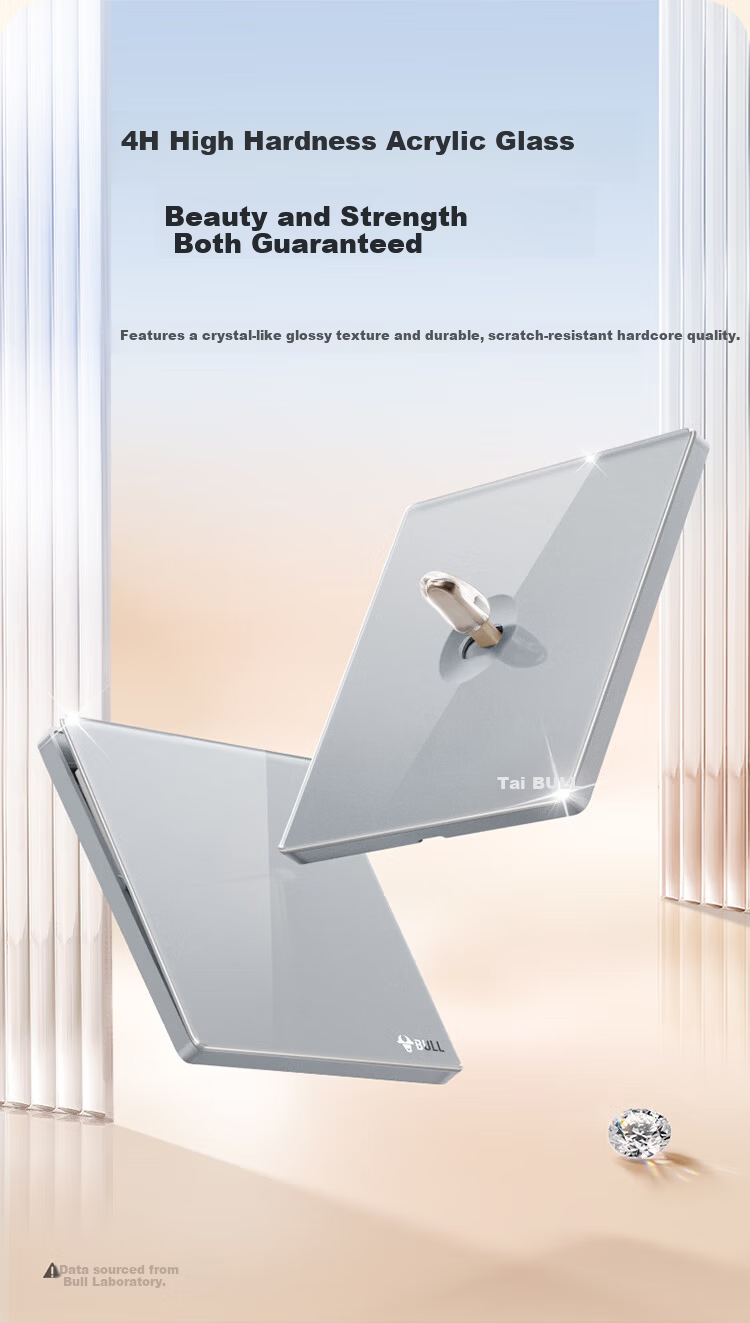 BULL Vintage Switch Socket Acrylic Ultra-thin Panel 118 Type Nine-hole Fifteen-hole Socket G70Z356 Moon Shadow Gray 1