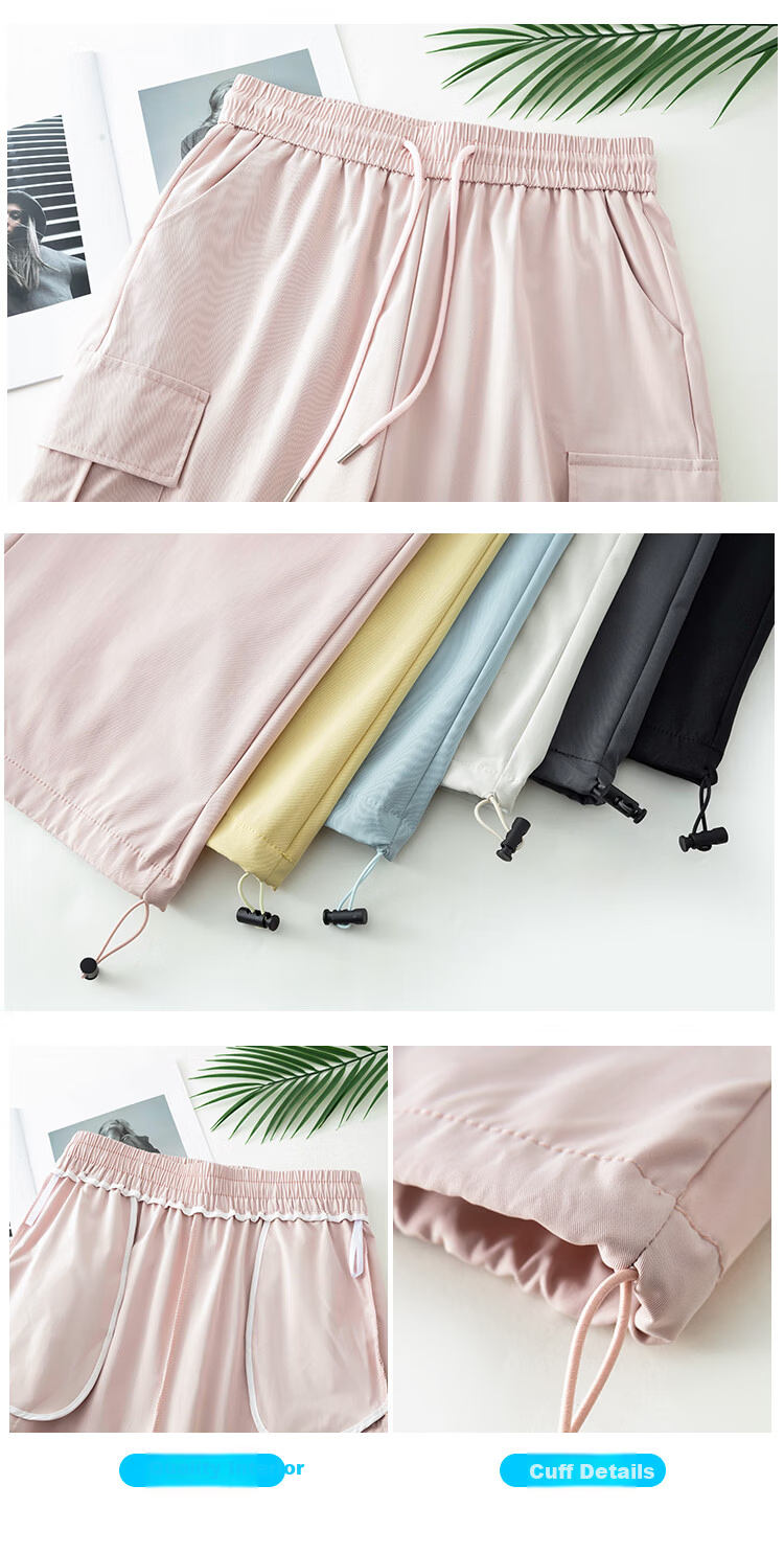 Xueqiman Twill Work Pants Women Summer Quick-Dry American Style Sports Convertible High-Waist Hiking Outdoor Softshell Pants 16
