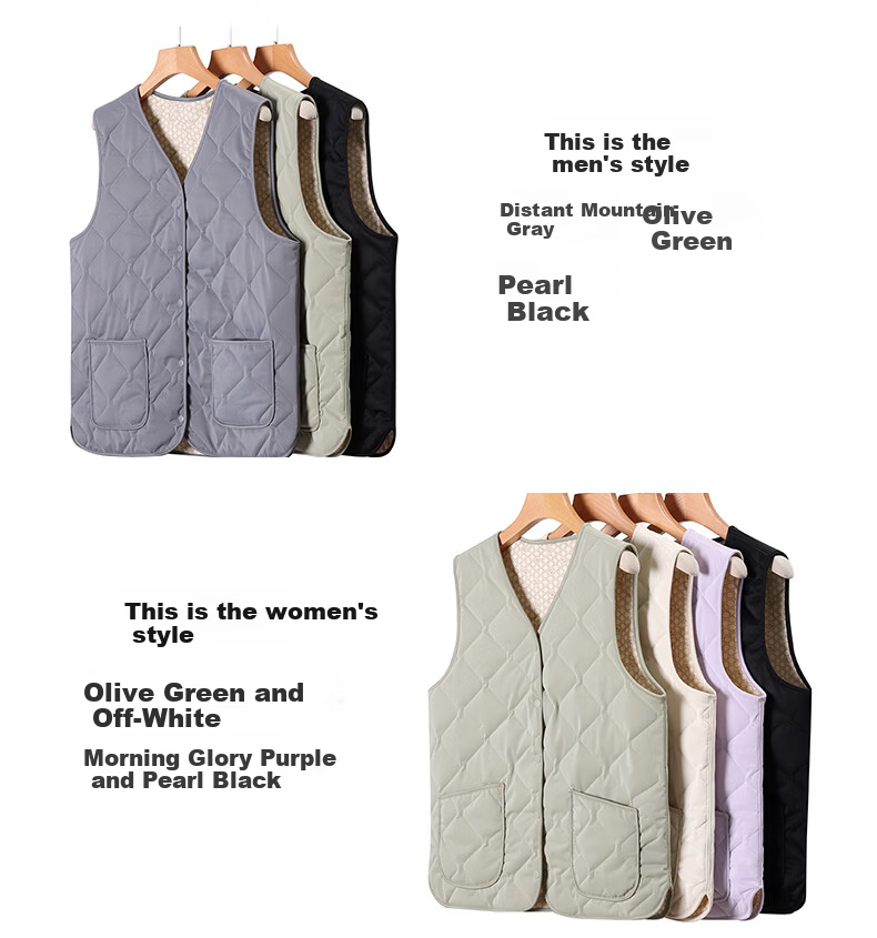 MiiOW Seasonal Thickened Base Layer Vest Lightweight Windproof Inner Jacket 11