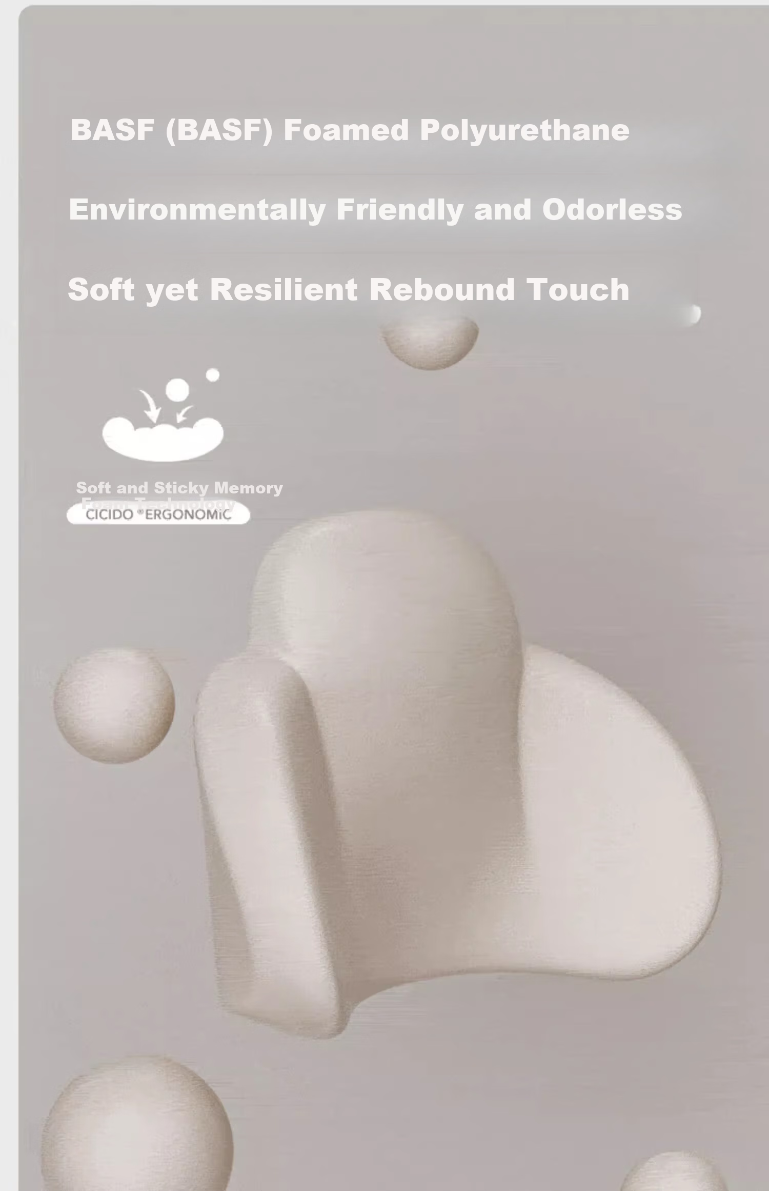 CICIDO Electric Car Lumbar Support Massager Waist Cushion Car Backrest Massage Device Gift for Parents 11