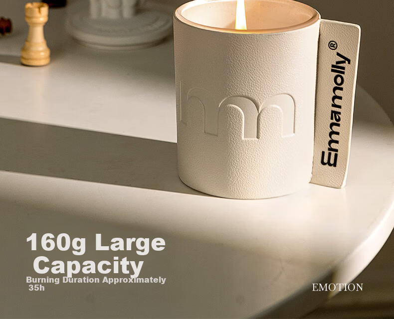 Emma Molly Emotional Confession Aromatherapy Candle 60g Bedroom Bathroom Fragrance Birthday New Year Niche Gift Practical for Women 13
