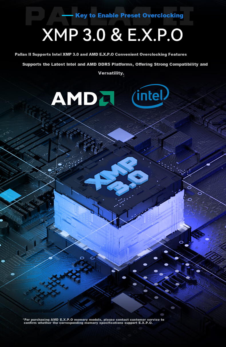 PREDATOR 32GB (16GB×2) DDR5 6000MHz Desktop Memory Pallas II Frost Series (C32) Stone Black AI Computer Accessories 15