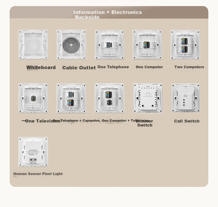 BULL G57 Butterfly Ultra-Thin Skin-Feel 16A High-Power Switch Socket G57E204 Beige White 13