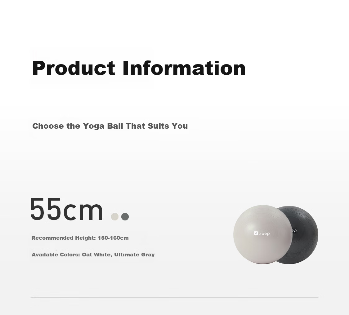 Keep Yoga Ball Children's Sensory Integration Training Anti-Burst Maternity Fitness Massage Sleep Soothing Mocha Brown 65cm 20
