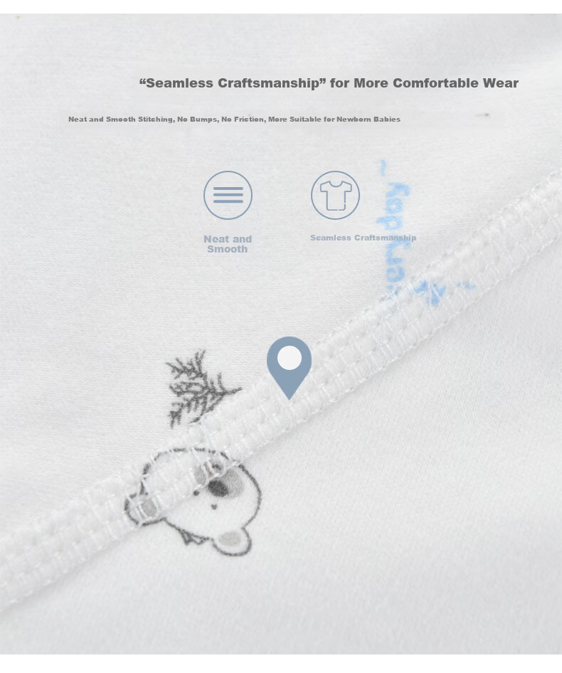 Qiaojiao Duck Baby Clothes Summer Thin Newborn Cotton Romper Crawling Suit Full Moon Baby Monk Suit Pajamas 5