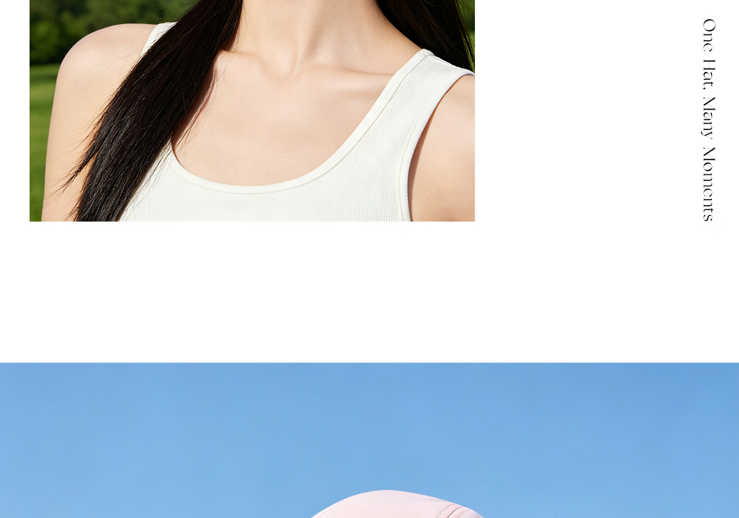 FANCET Women's Summer Sunshade Hat Large Brim UV Protection Sunscreen Outdoor Golf Baseball Cap Cooling Ponytail Hat 29