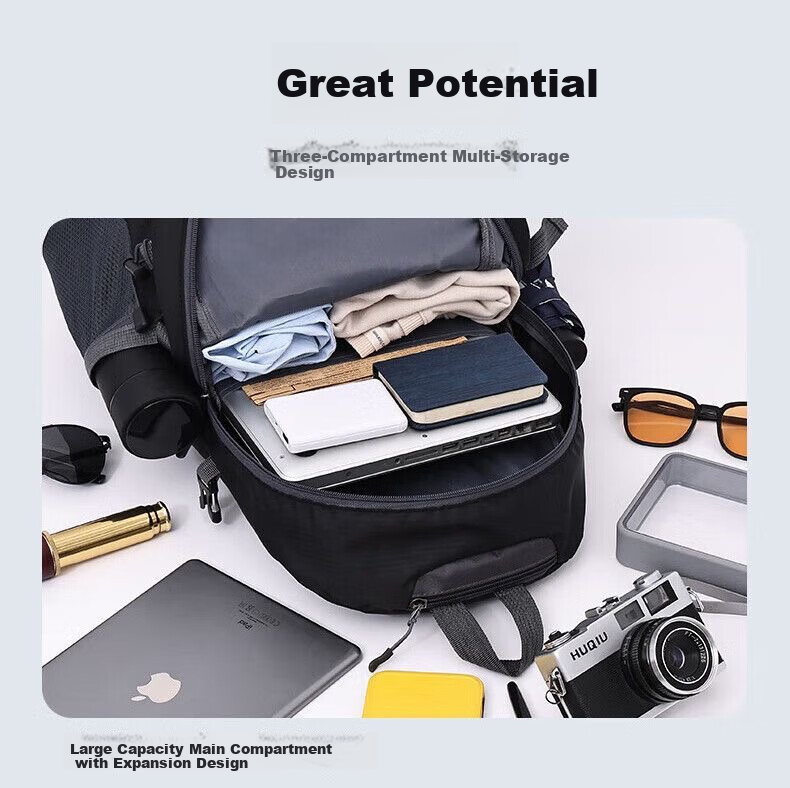 JEEP Outdoor Hiking Backpack Professional Multifunctional Sports Bag Large Capacity Lightweight Water-Resistant Travel Bag for Men 9