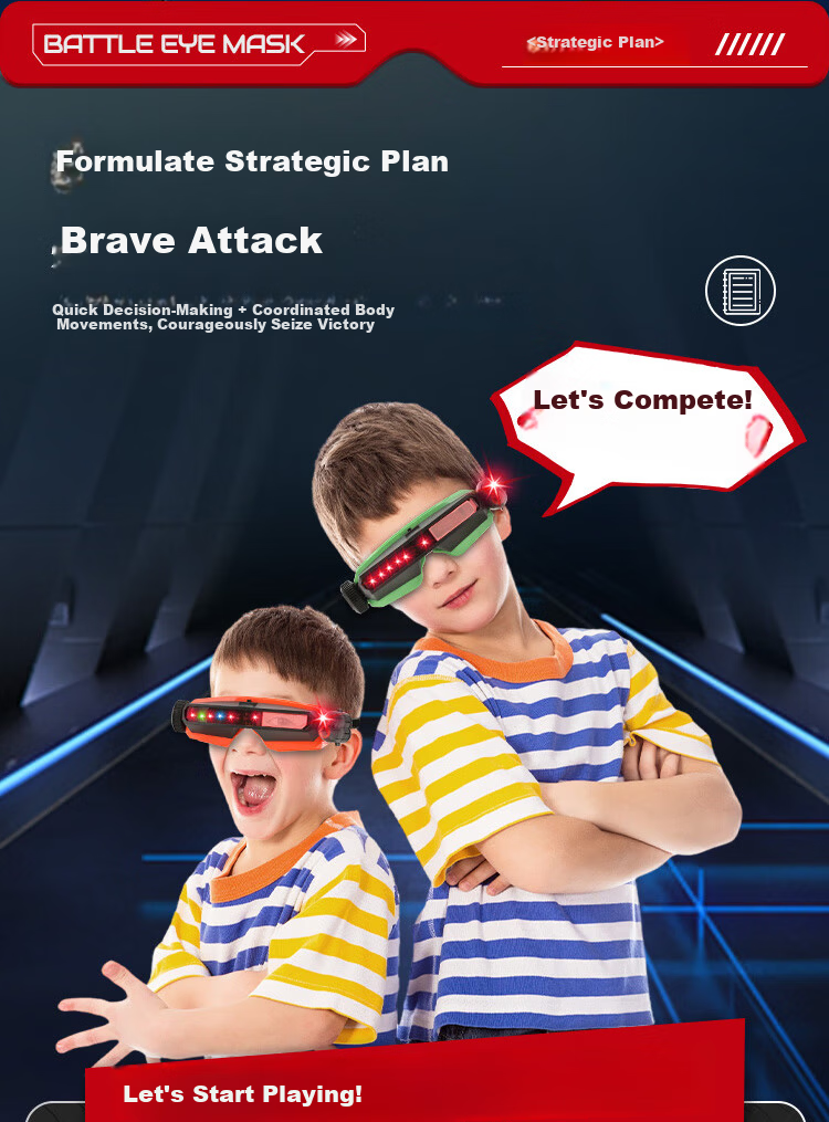 Tangmi TEMI Kids Parent-Child Interactive Eye Mask Toy Educational Two-Player Battle Fun Competition Children's Day Gift 5