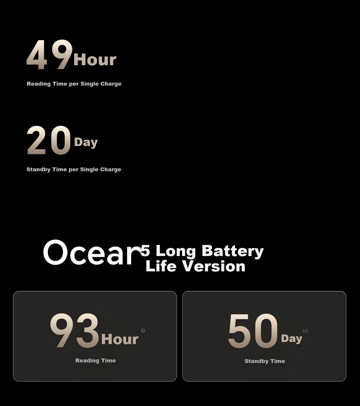 IReader Ocean5 7-inch Smart E-Reader AI E-Ink Tablet Portable Learning Electronic Book Reader Starry Black 27