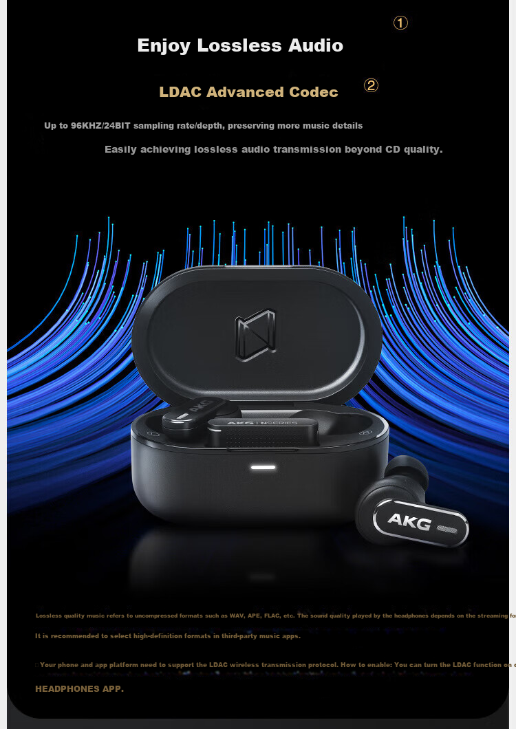 Audeze N5 2.4G Tri-Mode Active Noise Cancelling High-Resolution Wireless Bluetooth HiFi Headphones High-Quality Computer Gaming Music Headphones Audeze White 3