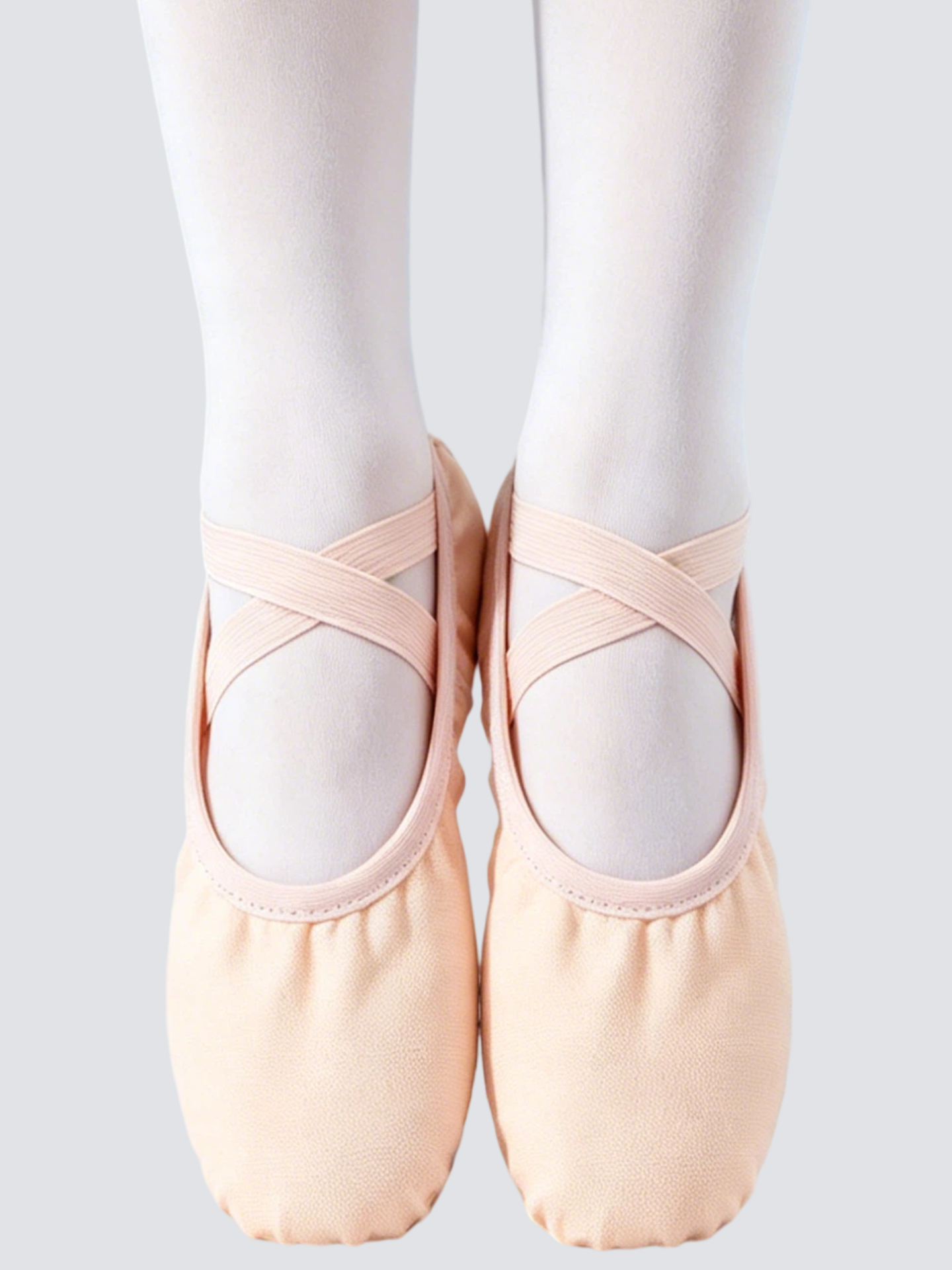 COOTYMAX Adult Dance Shoes Soft Sole Slip-On Yoga Practice Shoes Skin Color Children's Ballet Shoes for Dance Grading 13